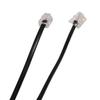 Pteanecay RJ11 6P4C Telephone Cable Cord ADSL Modem 10 Meters, black, 037115A5 view 2