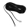 Pteanecay RJ11 6P4C Telephone Cable Cord ADSL Modem 10 Meters, black, 037115A5 view 4
