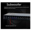 Pteanecay 9 Band Equalizer High Performance 9 Equalization Bands 12V DC for Boat RV Car Metal with CD AUX Input Chip Output, Black, 500735596 view 2