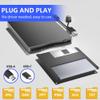 Pteanecay Floppy Disk Reader, 3.5 Inch External Floppy Disk Drive with USB Type-C, Portable FDD Floppy Disk Drive for Laptop PC, Black, 500741659 view 3
