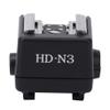 Hot Shoe Mount Adapter, Lightweight Flashlight Hot Shoe Adapter for Video Camera view 1