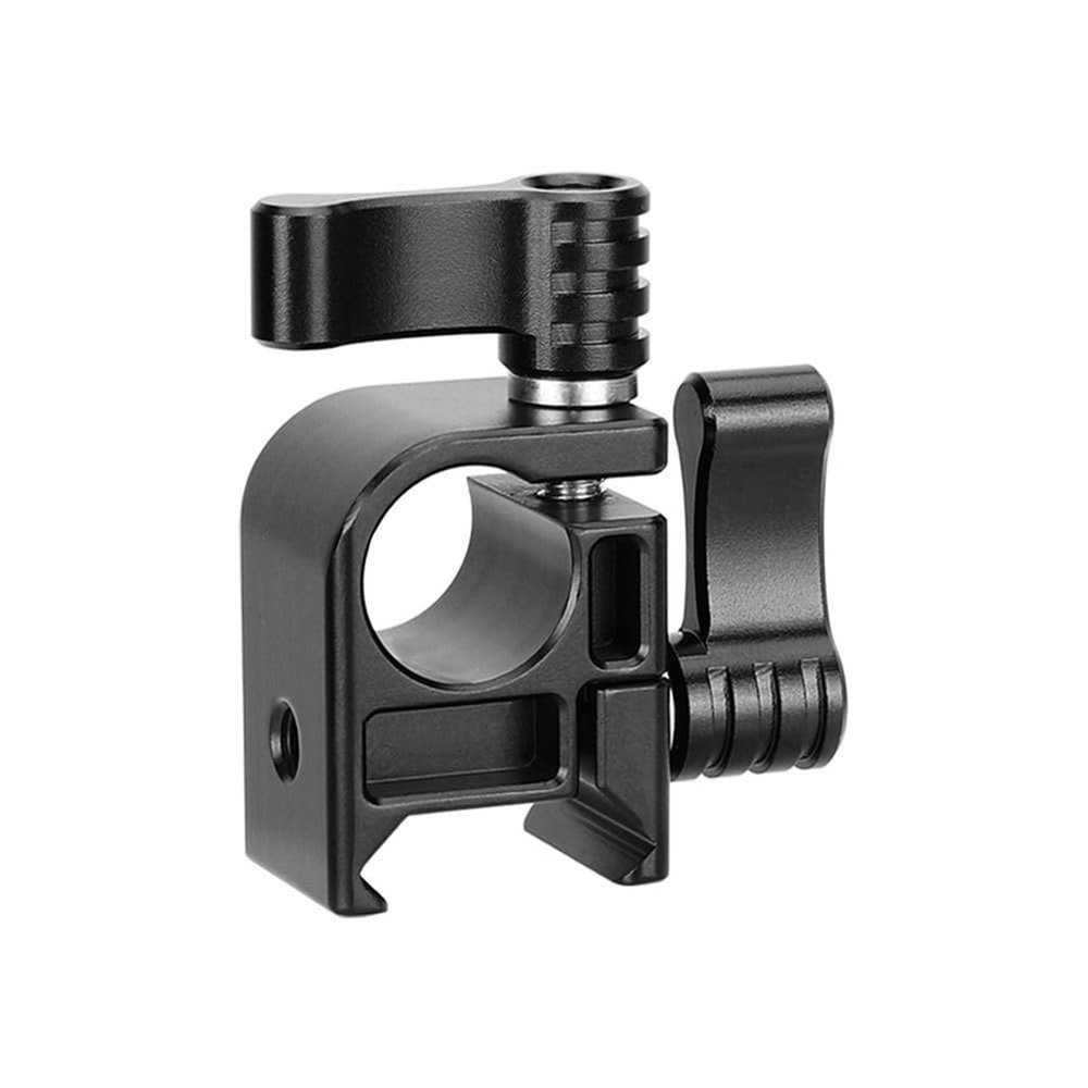 15mm Single Hole Clamp Rig Quick Release for DSLR Cameras Monitor Viewfinder Attach