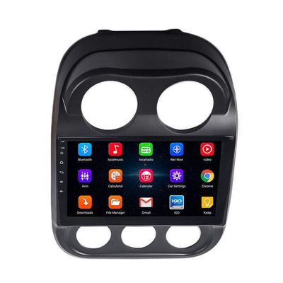 2GRAM+32GROM Car Radio Stereo Fit for Jeep Fit for Patriot Compass, 10.1 Touchscreen Android 13 for Carplay Android Auto Navi Bluetooth Radio Video Mirror Link Steering Wheel Control Camera