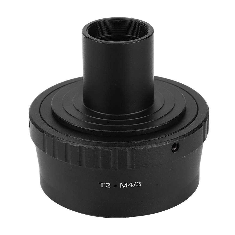 Eyepiece Adapter Ring, Metal Smooth Microscope Eyepiece Adapter for Recording Images for M4/3 Mount Mirrorless Camera