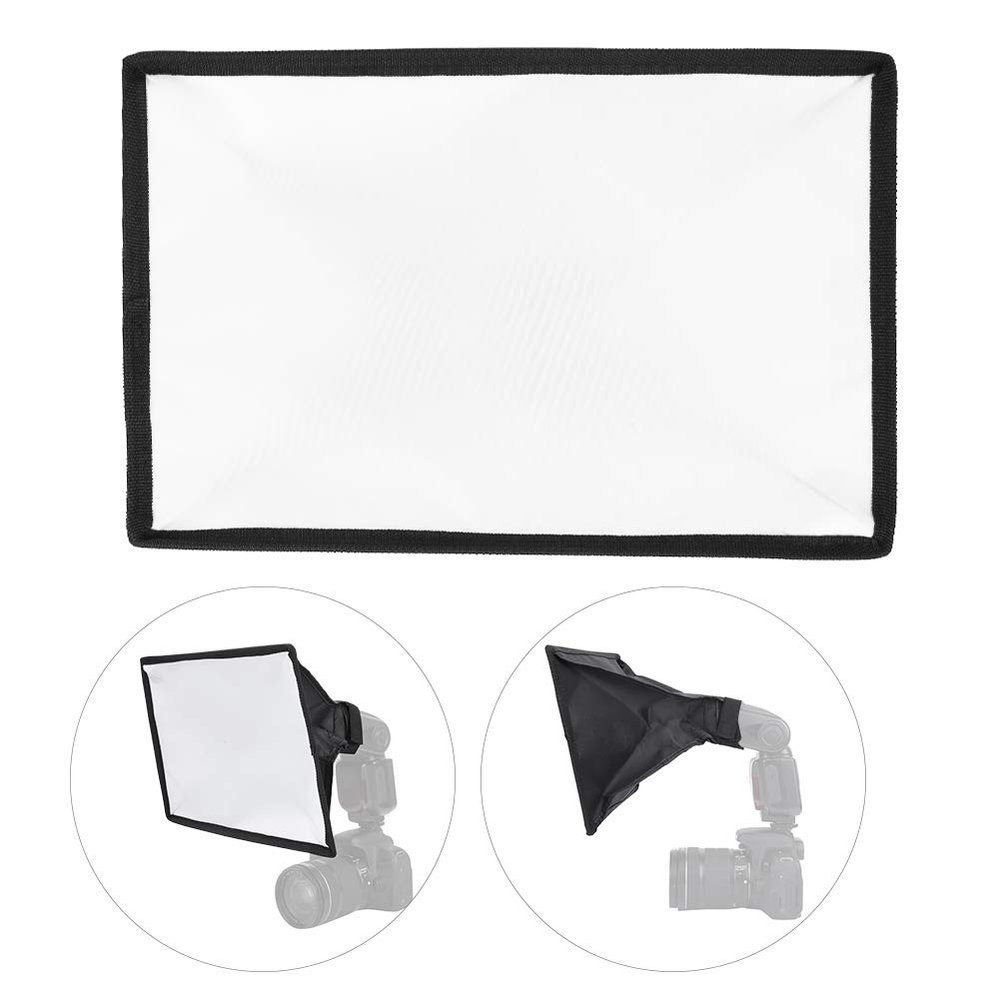Denash Softbox Diffuser, Flash Diffuser, Foldable and for External Flash Digital Cameras, Denashrps62u1owd