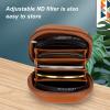 Denash Camera Filter Housing, Photography Filter Housing Made of PU Leatherette + Polyester for 82mm Filter and Below view 4