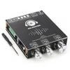 AUGUESLD T160HS 160W+160W Amplifier Board with Treble and Bass Control,2.0 Channel Stereo AMP Board,Bluetooth/AUX/USB Input DC 12-36V, T160HS(160W+160W) view 1