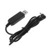 caralin USB Charger Cable with Indicator Light for High Capacity g UV-5R Extend Ba Plastic, 1m/39.37in, As Pic Shows view 2