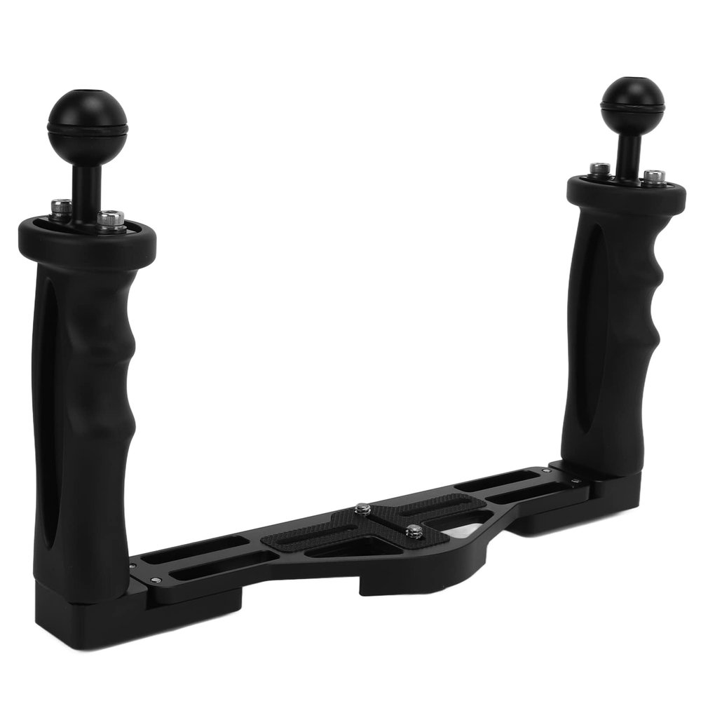 Dual Handle Tray Stabilizer Rig Ergonomic Diving Underwater Camera Housing Tray for Balance