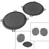 DirectNine Basics Cnamid5 Fairing Speaker Cover Front Speaker Grill for Harley Davidson FLHT FLHTC Electra Glide 1997-2013, Black view 3