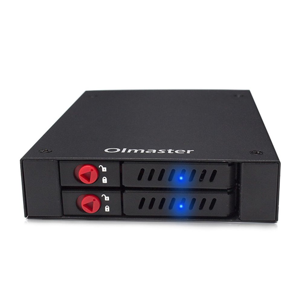 caralin Olmaster 2.5 Inch SSD Notebook Hard Drive Box A Internal USB 3.0 6TB High-Speed with Locker Hard-Disk Enclosure Metal