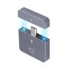 caralin NVMe 2230 SSD Enclosure Box USB C Adapter 10Gbps Fast Data Transfer Supports PCIe SSD No Driver Needed, approx 4x4x0.8cm/1.57x1.57x0.31in, As Pic Shows view 2