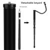 Monopod 8 Sections Aluminum Alloy Lightweight Portable Photography Monopod Detachable 3/8 Foot Pad 11 to 63 Inch with Sponge Case for DSLR for Card Camera view 3