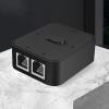 caralin 2 Port RJ45 LAN CAT6 k Selector 1000Mbps 2 in 1 Out/1 in 2 Out Internal External k er Splitter ABS view 2