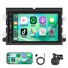 [2+32G] Android 13 Car Radio Stereo Compatible for Ford 2006-2014 F-250 F-350 for Carplay and Android Auto - 7 inch Touch Screen Car Stereo WiFi GPS RDS Steering Wheel Control Camera view 1