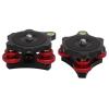 -64 Leveling Base, Triple Wheel Leveler Bubble Level, MultiDirectional Black Adjustment for SLR Camera for Ball Head view 4