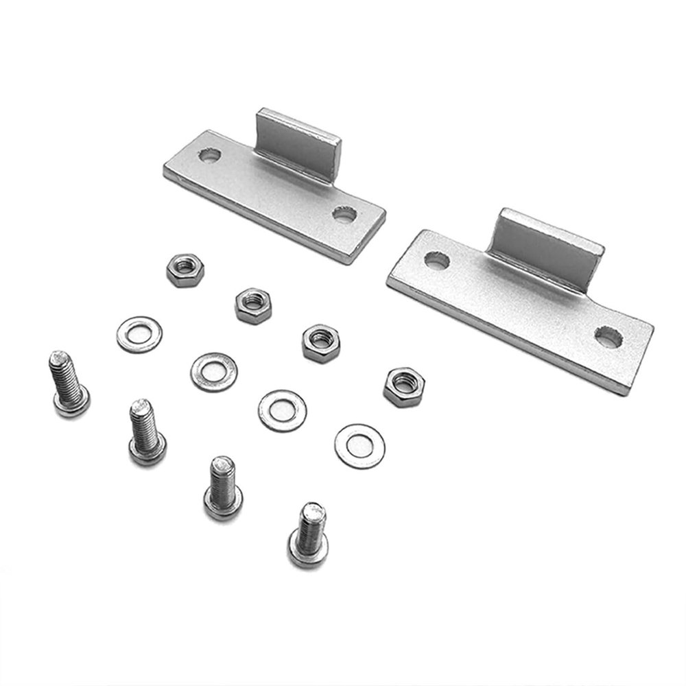 caralin Turntable ust Cover Hinges Repair Tabs Hinge Brackets for Technics SL-D1 SL-Q200 SL-B1 SL-DD2 SL-3200 Record Player Metal, As Pic Shows