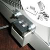 caralin Turntable ust Cover Hinges Repair Tabs Hinge Brackets for Technics SL-D1 SL-Q200 SL-B1 SL-DD2 SL-3200 Record Player Metal, As Pic Shows view 2