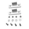 caralin Turntable ust Cover Hinges Repair Tabs Hinge Brackets for Technics SL-D1 SL-Q200 SL-B1 SL-DD2 SL-3200 Record Player Metal, As Pic Shows view 4