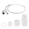 caralin 10PCS k Diameter 17.5mm Terminal Connector IP Camera tail Cable Protector Waterproof Fit for RJ45 Modular Plastic, White view 2