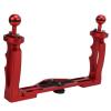Dual Handle Tray Stabilizer Bracket, Adjustable Diving Underwater Camera Housings, Strong Telescopic Tray with Wrench for Balance view 2