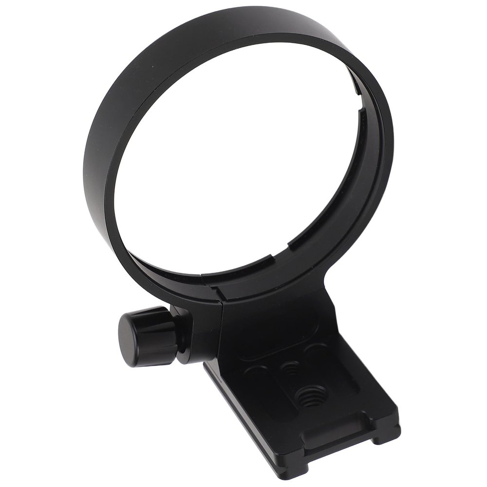 Lens Mount, Aluminum Alloy Tripod Collar Holder, Wearresistant, Lightweight CNC Machining for Camera Lenses