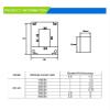 GVMUKNYE Clamp-on Current Transformer DP-23 Rod-Type Current Transformer high Precision 100/5A view 2