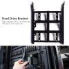 caralin Plastic 2.5 inch / 3.5 inch SSD Metal Mounting Adapter Bracket PC Hard Drive Enclosure Tray Holder Desktop ABS view 2