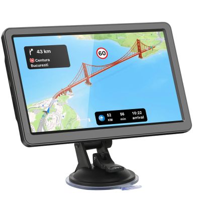 Car GPS Navigation GPS Navigation for Truck & RV & Car,9 inch Trucker GPS for Semi Truck 2025 Map, Turn-by-Turn Directions,Free Update Map
