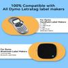 12 Pack Replace for Dymo Letratag Label Maker Refill 91331 White Plastic Label Tape Compatible for Dymo Letra Tag Printers LT 100H 100T Plus 200B view 2
