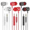 3 Pack Wired Earbuds with Microphone, In-Ear Headphones Wired with Noise Blocking &Volume Control, Premium Sound& Lightweight Corded Earphones for Laptops, Tablets, MP3 & Most 3.5mm Interface Devices view 1