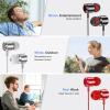 3 Pack Wired Earbuds with Microphone, In-Ear Headphones Wired with Noise Blocking &Volume Control, Premium Sound& Lightweight Corded Earphones for Laptops, Tablets, MP3 & Most 3.5mm Interface Devices view 2