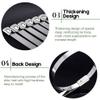 EVANEM 4.6MM 100PCS Multi-Purpose Locking Cable Metal Zip Ties, Metal Cable Ties with Rolling Self Locking, for Electricity Computer Multi Purpose Exhaust Wrap(150MM) view 4