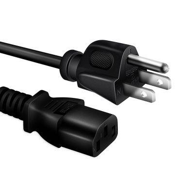 Musstad AC in Power Cord Outlet Socket Cable Plug Lead for Line 6 POD HD Pro X Guitar Multi-Effects Processor, Black