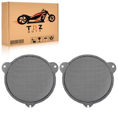 TDZ Black Metal Batwing Fairings Front Mesh Speaker Grill Replacement for 2014-2023 Harley Touring Electra Street Glide Ultra Limited & Trike