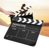 Movie Clapperboard, Clear Sound, Simple and Practical, for Party, DecorationAccessory (Blackboard with White Stripes) view 2
