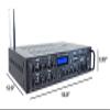Rockville Bundle: (1) Rockville Rock Zone 8-Channel 1000W RMS Multi Room Receiver/Amplifier Bundle with (4) Pair Rockville HC55 White in-Ceiling Home Theater Speakers 8 Ohm (5 Items) view 2
