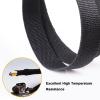 1" 26FT Heat Shrink Braid Sleeve, 2:1 Ratio Shrinkable Braid Tube for Wire Management Automotive Marine Cable Protection Sleeve Bundle Irregular Tubes view 3