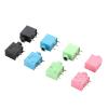 10PCS 3.5mm Female Audio Connector 5 Pin Dip Headphone Jack Socket PJ-325C Audio Interface Audio Jack(Black) view 2