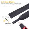 1-3/8" 26FT Heat Shrink Braid Sleeve, 2:1 Ratio Shrinkable Braid Tube for Wire Management Automotive Marine Cable Protection Sleeve Bundle Irregular Tubes view 2