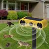 AMZSTAR Solar Motion Sensor Alarm - 13 Sounds, 129db Dual Speaker Loud Alarm + Red & Blue LED Blinking Warning for Yard Farm Garden Orchard Barn (1 Pack) view 3