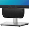 Computer Speakers for Desktop PC, Monitor Speakers, USB Plug-in, Wired, External Speaker for Laptop, Small Computer Soundbar for PC, with Loud Sound, Deep Bass, USB-C Adapter, Easily Clamp to Monitor view 1