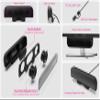Computer Speakers for Desktop PC, Monitor Speakers, USB Plug-in, Wired, External Speaker for Laptop, Small Computer Soundbar for PC, with Loud Sound, Deep Bass, USB-C Adapter, Easily Clamp to Monitor view 4