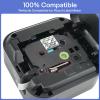 GREENCYCLE 20 Pack TZe-S141 TZ-S141 18mm 0.7" Extra Strength Label Maker Tape Compatible for Ptouch Laminated TZe-141 TZ-141 Black on Clear Label Tape for PT-2100 PT-2110 PT-2200 PT-2210 view 3