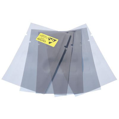 MECCANIXITY Anti Static Bags Shielding Bag 100pcs 2.4x3.5inch(6x9cm) Open Top with Labels for Hard Drive HDD SSD