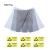 MECCANIXITY Anti Static Bags Shielding Bag 100pcs 2.4x3.5inch(6x9cm) Open Top with Labels for Hard Drive HDD SSD view 3