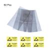 MECCANIXITY Anti Static Bags Shielding Bag 50pcs 4x8inch(10x20cm) Open Top with Labels for Hard Drive HDD SSD view 3