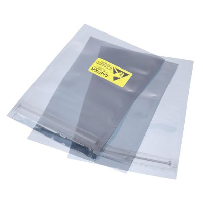 MECCANIXITY Anti Static Bags Shielding Bag 50pcs 3x4.7inch(8x12cm) Resealable with Labels for Hard Drive HDD SSD PCB Board