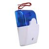 Jkjhbhged Mini Wired Strobe Warning Siren Dc 12V Sound Alarm Flashing Light Sound Siren Horn Home Security Alarm System 115Db Blue view 2
