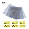 MECCANIXITY Anti Static Bags Shielding Bag 50pcs 4x6inch(11x15cm) Open Top with Labels for Hard Drive HDD SSD view 3